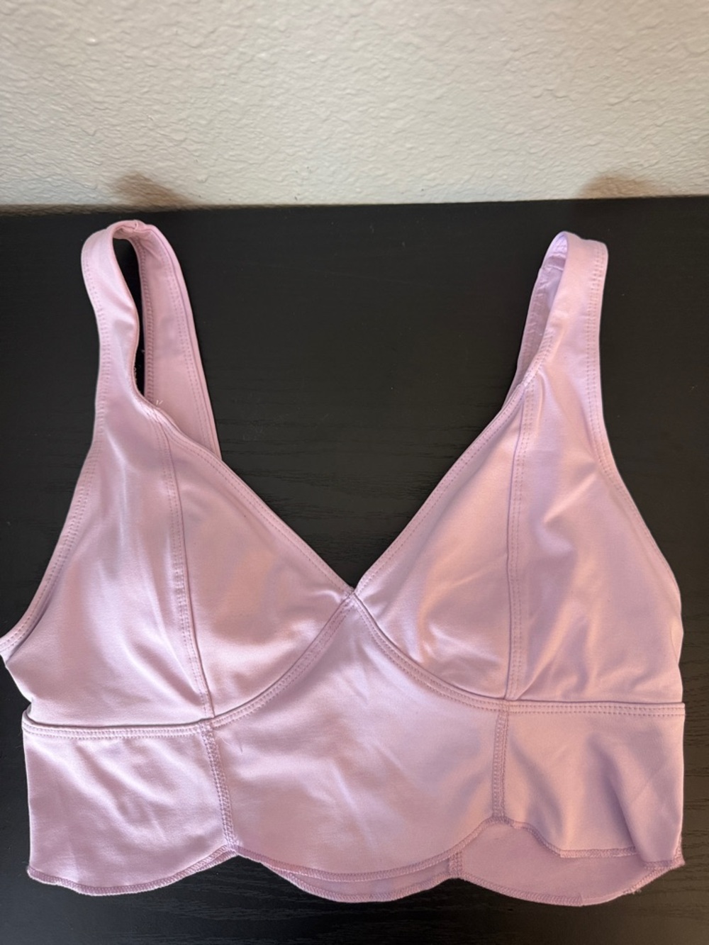 Soft Lavender Bralette gym top